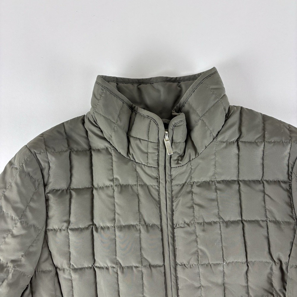 J. Crew Women's Olive Green Quilted‎ Down Filled Jacket Womens XS - Picture 5 of 13